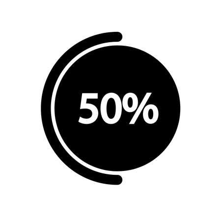 Loading Icon Design Vector Template Illustration Sign And Symbol On White Backgroundのイラスト素材
