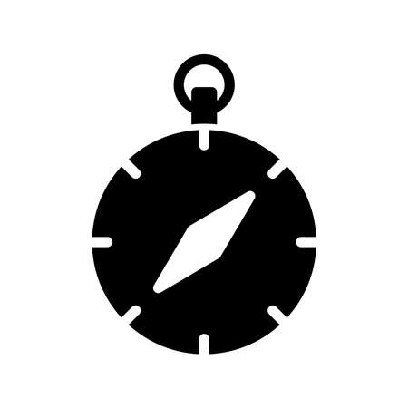 Compass Icon Design Vector Template Illustrationのイラスト素材