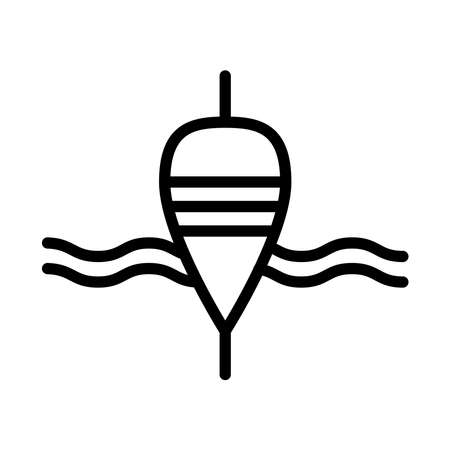 Fishing Float Icon Design Vector Template Illustrationのイラスト素材
