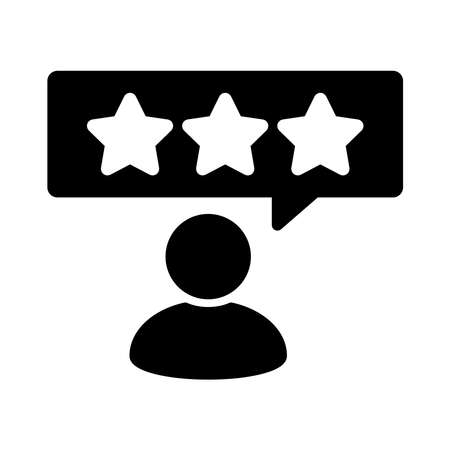 Feedback Rating Icon Design Vector Logo Template Illustration Sign And Symbolのイラスト素材