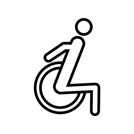 Disable Handicap Icon Design Vector Logo Template Illustration Sign And Symbolのイラスト素材
