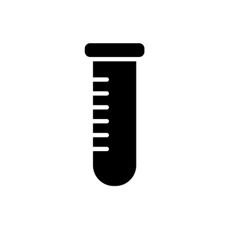 Test Tube Icon Design Vector Logo Template Illustration Sign And Symbolのイラスト素材