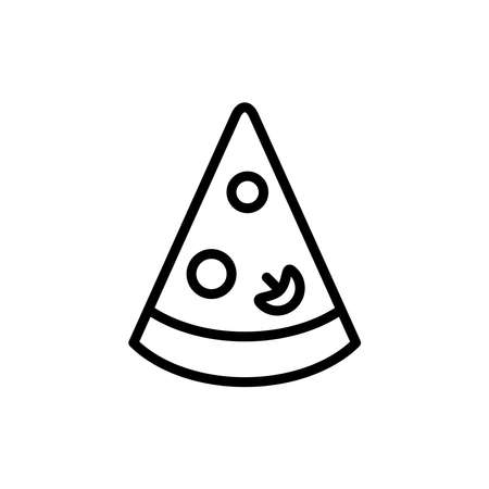 Pizza Slice Icon Design Vector Logo Template Illustration Sign And Symbolのイラスト素材
