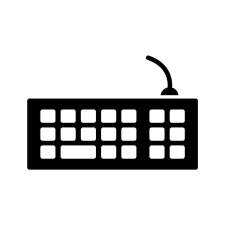 Keyboard Icon Design Vector Logo Template Illustration Sign And Symbolのイラスト素材