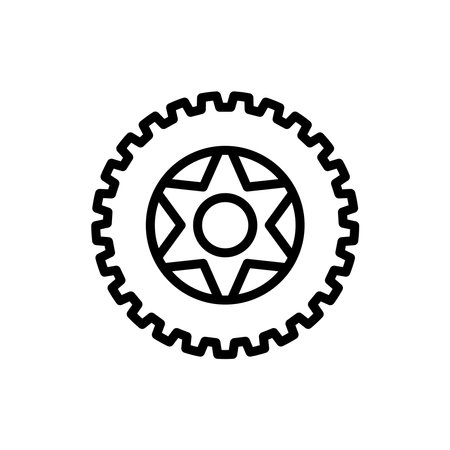Tire Icon Design Vector Logo Template Illustration Sign And Symbolのイラスト素材