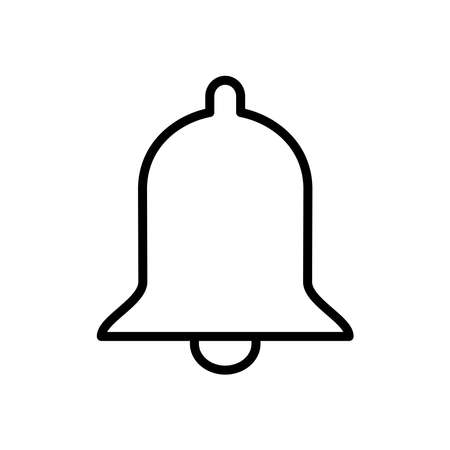 Bell Notification Icon Logo Design Vector Template Illustrationのイラスト素材