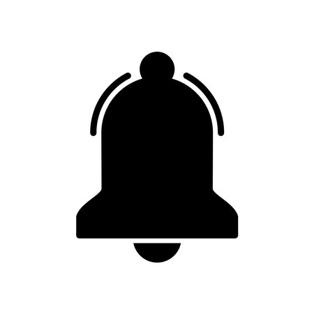 Bell Notification Icon Logo Design Vector Template Illustrationのイラスト素材