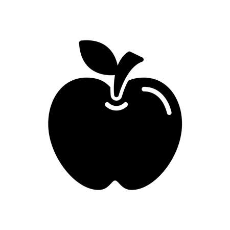 Apple Fruit Icon Logo Design Vector Template Illustrationのイラスト素材