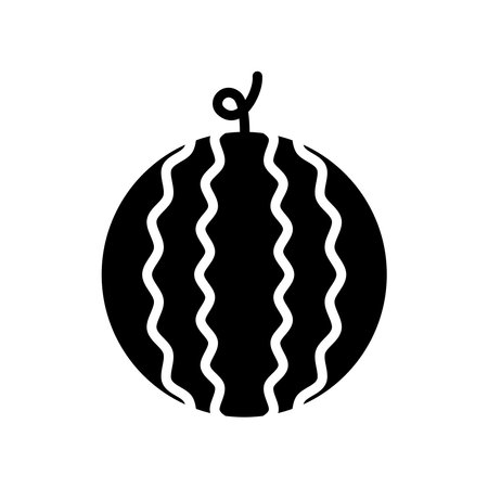Water Melon Icon Logo Design Vector Template Illustrationのイラスト素材
