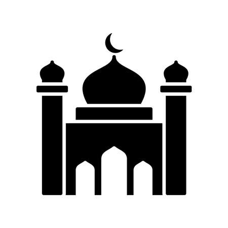 Mosque Icon Logo Design Vector Template Illustrationのイラスト素材