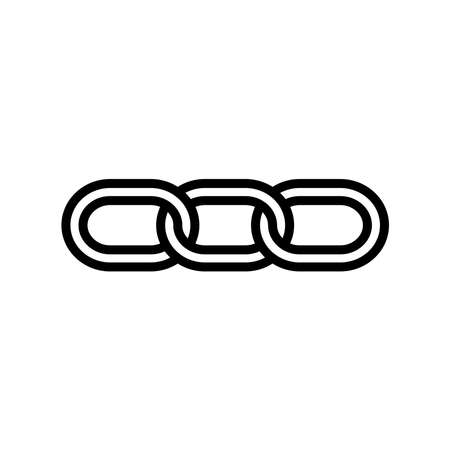 Chain Icon Logo Design Vector Template Illustrationのイラスト素材