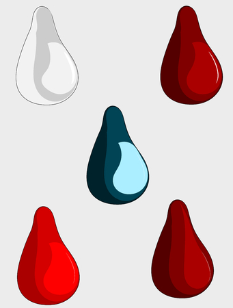 Drops illustration Vectorのイラスト素材