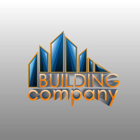 Building company logotype. Real Estate, Construction. Vector Illustration.のイラスト素材