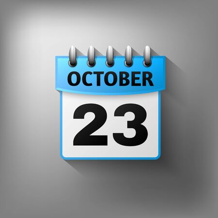 Calendar icon vector sky blue color. Isolated on a gray background. Symbol Calendar for your website design, logo, application user interface.のイラスト素材