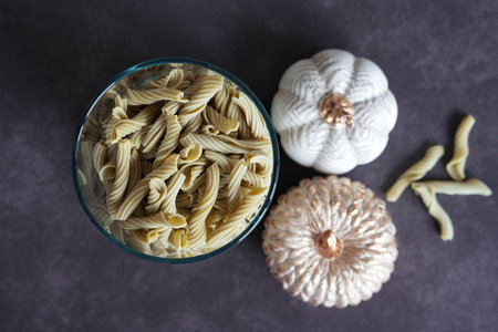 Pasta as a type of culinary art. Still life of pasta. Italian traditions. Pasta as a type of culinary art. Still life of pasta. Italian traditions.の写真素材