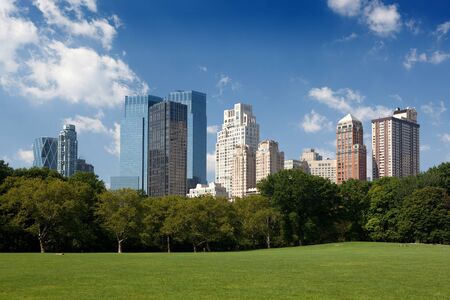 Midtown buildings from Central Parkのeditorial素材
