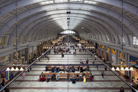 Railroad Station in Stockholm.