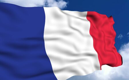 France Flageの写真素材