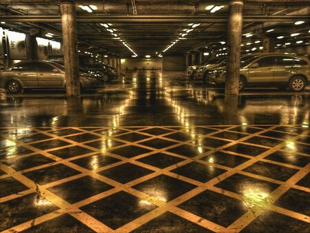 Car park, baseent parkingの素材