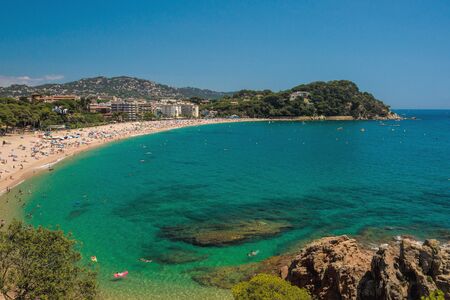Beach Lloret de Marの写真素材