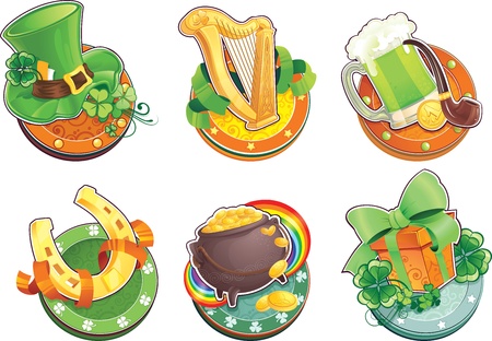 St Patrick s Day symbolsのイラスト素材