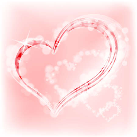 Valentine's Day heart.  Vector Illustration.の写真素材