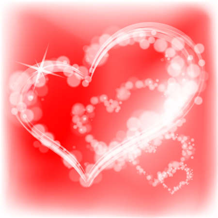 Valentine's Day heart.  Vector Illustration.の写真素材