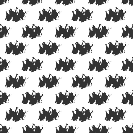 Seamless pattern with grunge brush strokes. Hand drawn messy texture. Background, textile, backdrop, wrapper, fabric.のイラスト素材