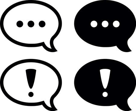 speech bubbleのイラスト素材