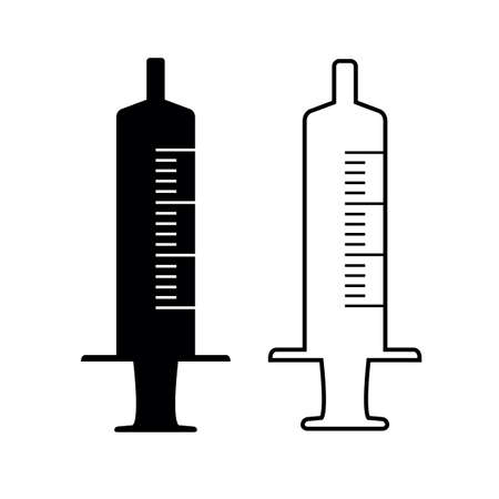 syringe iconのイラスト素材