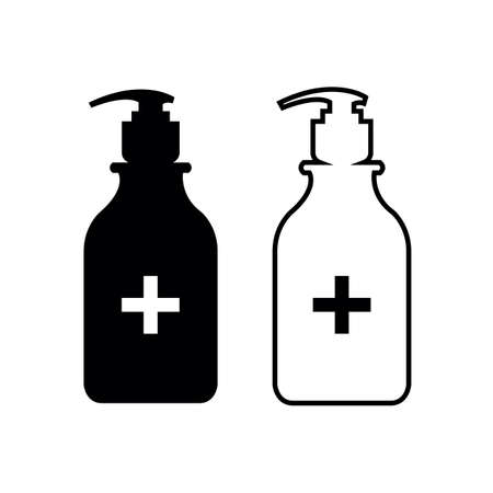 sanitizer iconのイラスト素材