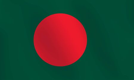 Flag of Bangladesh - Vector Illustrationのイラスト素材