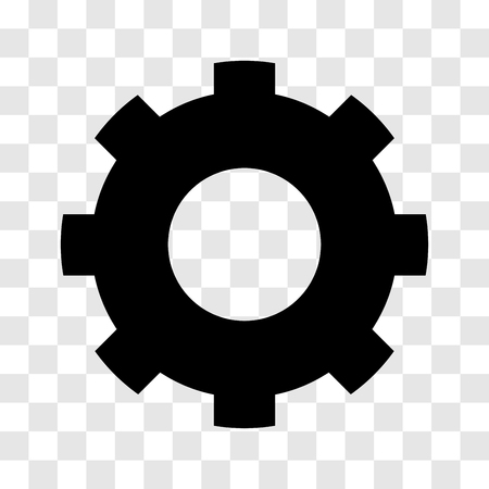 Gear icon - vector iconic designのイラスト素材