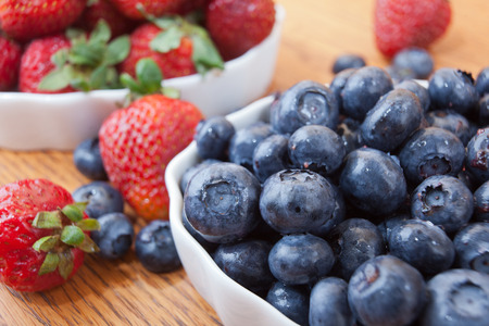 close up blueberriesの写真素材