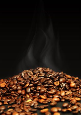 Roasting coffeee beans.の写真素材