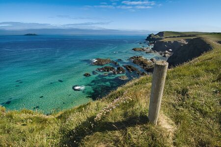 Trevone - Cornwall Coastline UKの写真素材