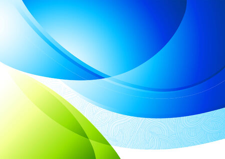 Abstract background with curves of light and colour.のイラスト素材