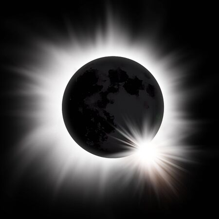 A total eclipse of the sun.