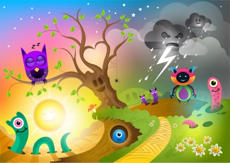 Monster Landのイラスト素材