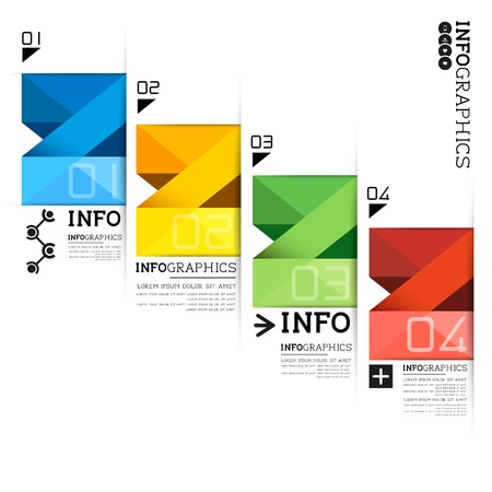Infographic Label Setsのイラスト素材