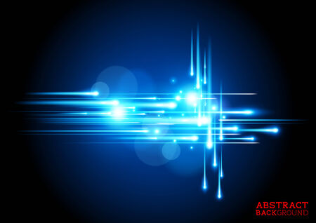 Electric Blue Background - abstract background with glowing blue bolts. Vector illustration.のイラスト素材
