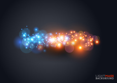 Light mass abstract background illustration.のイラスト素材