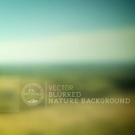 A nature landscape blurred background vector illustration.のイラスト素材