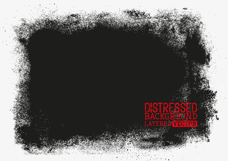 Distressed Background texture, layered vector illustration.のイラスト素材