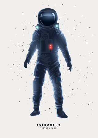 Spaceman astronaut design, vector illustration.のイラスト素材