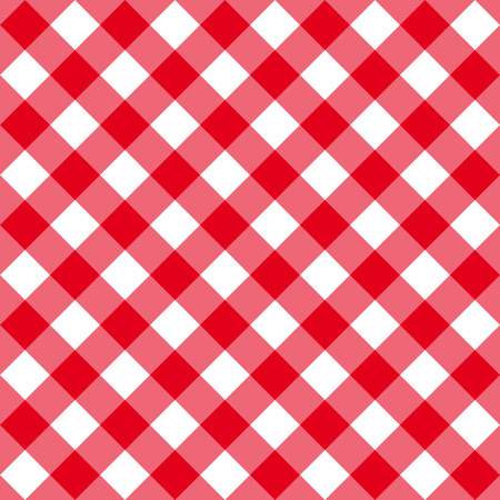 Table diagonal cloth seamless pattern red middle sizeのイラスト素材