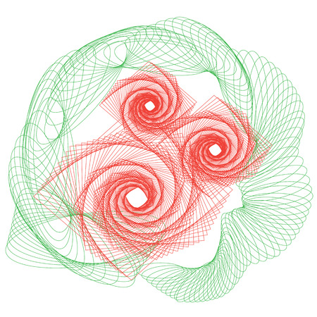 flowers rose outline drawing vector illustrationのイラスト素材