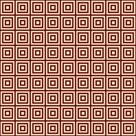 yellow square on a bordo background endless east pattern, vector illustrationのイラスト素材