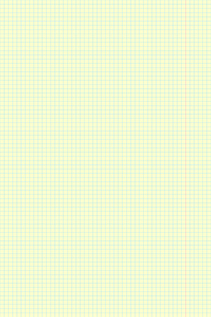 yellow sheet of paper school notebook vertical background vector illustrationのイラスト素材