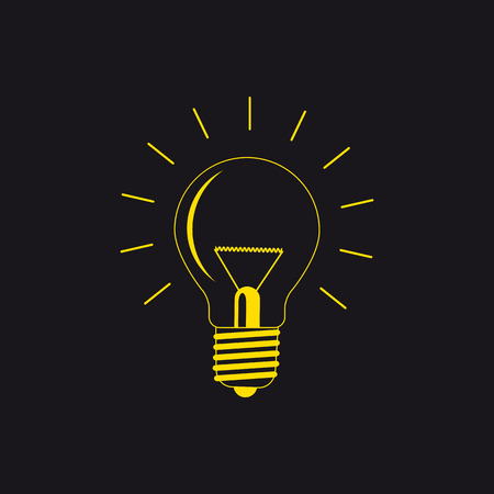 light bulb vector illustrationのイラスト素材